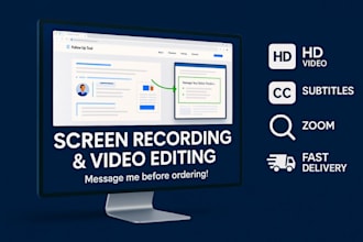 professionally screen record and edit your video