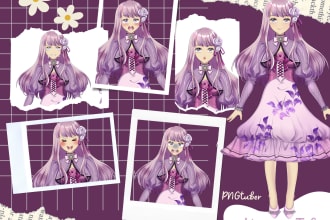 create cute pngtuber for you