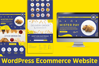 build wordpress ecommerce website online store