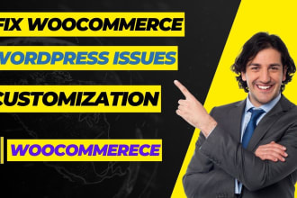 fix woocommerce, wordpress errors and customization