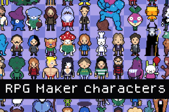 make character walking cycles in pixel art for rpg maker