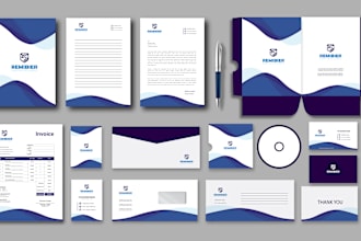 design business card letterhead flyers stationery item