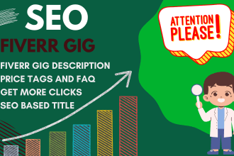 create high performing fiverr gig with SEO description
