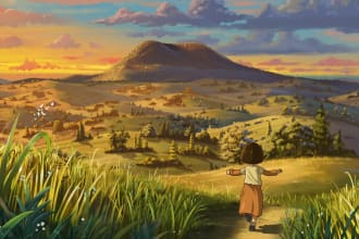do anime background art
