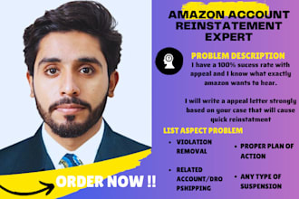 do amazon account reinstatement deactivation suspension and fba consultant