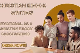 ghostwrite edifying christian ebooks, blog content, books, devotionals,