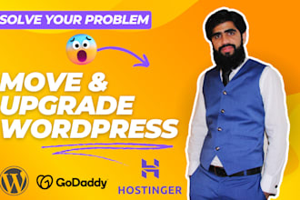 migrate, configure, and upgrade wordpress on godaddy, hostinger, and cpanel
