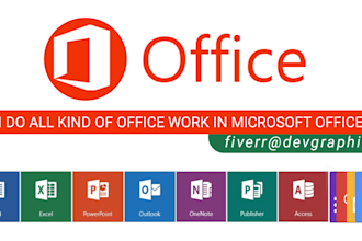 all type of work in ms office