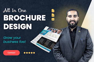 design brochure, booklet, catalog and annual report in print or digital format