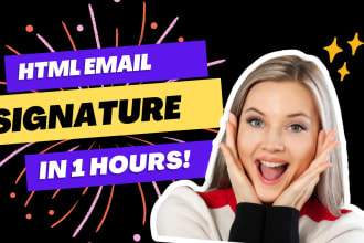 make clickable HTML email signature for outlook,gmail