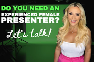 create a female new zealand spokesperson video for you