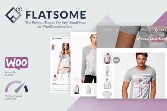 create fast woocommerce website with flatsome theme