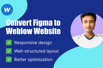 develop responsive webflow websites from figma designs