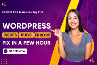 fix wordpress issues, errors, and bugs
