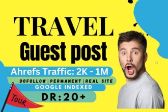 skyrocket your travel site with guest posts