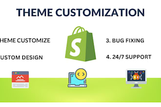 do shopify theme customization with custom coding