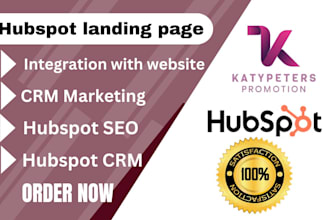 design and redesign hubspot website, landing page, email marketing, hubspot SEO