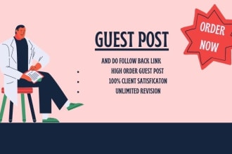 do best health guest post service on high da blog