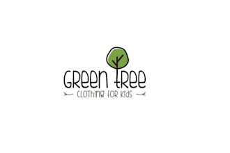 design improving over time kids clothes site logo