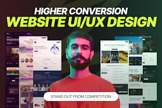 do figma website design, website mockup, figma design website, website ui ux