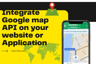 integrate and fix google map API in one day