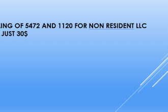 file form 5472 and 1120 for non resident llcs