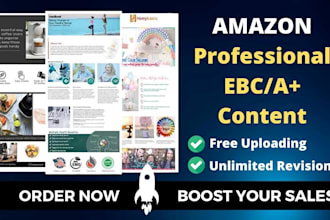 design amazon enhanced brand content ebc and listing images