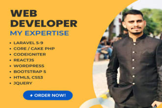 your senior PHP laravel developer