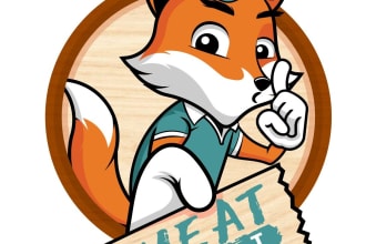 do modern pet, animal, horse, fox, dog, monkey and cat logo