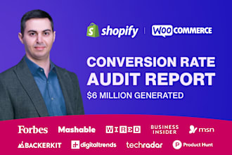 do full shopify cro audit for more conversions and sales