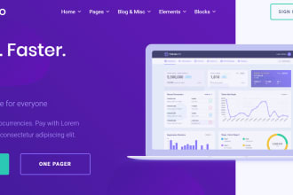 develop ico token sale website with user and admin dashboard