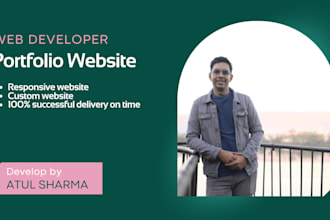 create a custom website for your portfolio