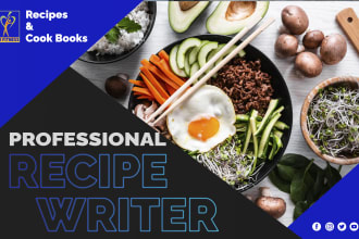 professional recipe writer in nutrition keto paleo diet