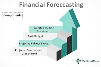 prepare excel financial forecast, model and projection