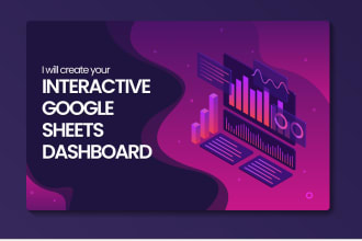 create interactive google sheets dashboard