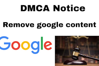 send dmca takedown notice to remove leaked google content under dmca