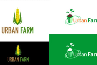 do professional agriculture landscape garden logo design