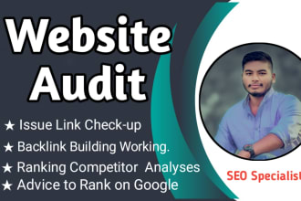 provider SEO website audit report analysis
