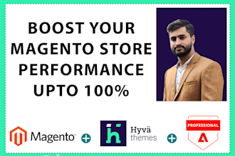 create or update your magento store to hyva themes, adobe commerce also works
