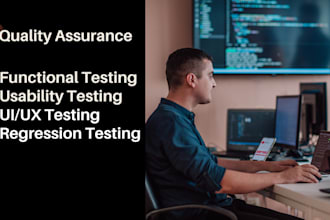 perform testing for website and mobile apps