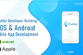 be flutter mobile app developer, android, ios app developer