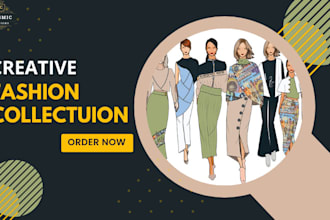 create a fashion mood board and creative collection