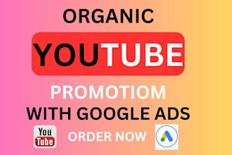 do fast organic youtube video promotion by google ads