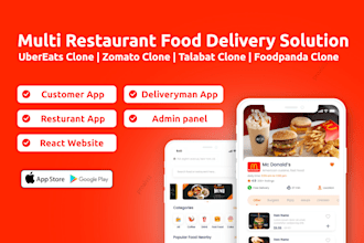 develop white label food delivery app like talabat foodpanda uber eats clone
