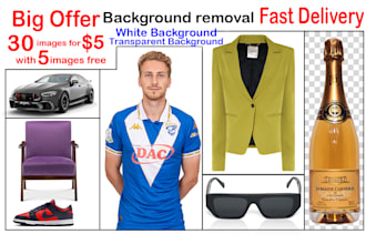 do any photos background removal, photo edit very quickly with high quality