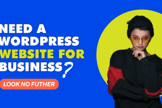 develop a stunning website for small business