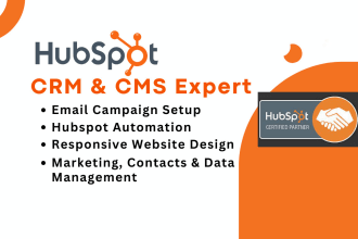 setup hubspot CRM hubspot email design hubspot automation
