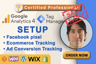 setup google analytics 4 with GTM conversion tracking tags