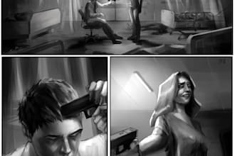 draw professional storyboards and concept art for your film or animation
