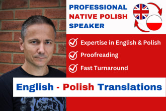 translate english to polish and polish to english translation service